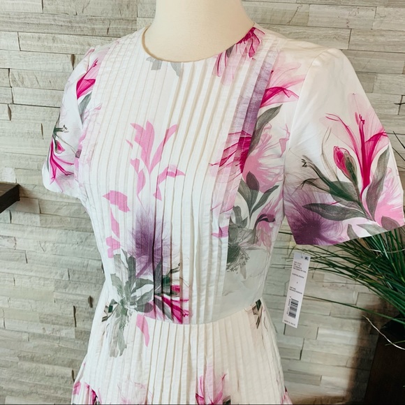 Antonio Melani NWT Debra Floral Poplin Dress $169 - Picture 5 of 14